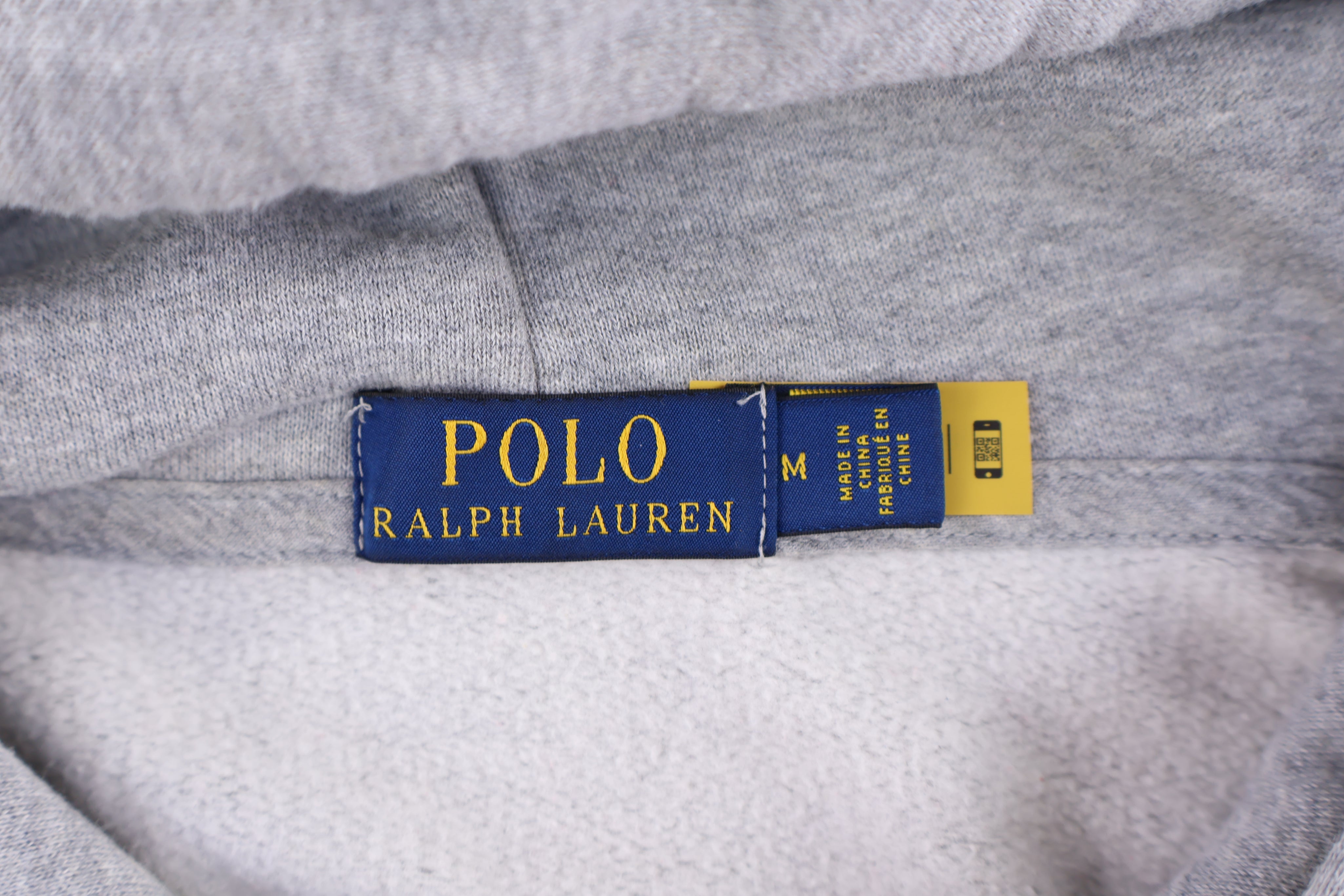 Polo Ralph Lauren Embroidered Logo Grey Pullover Hoodie