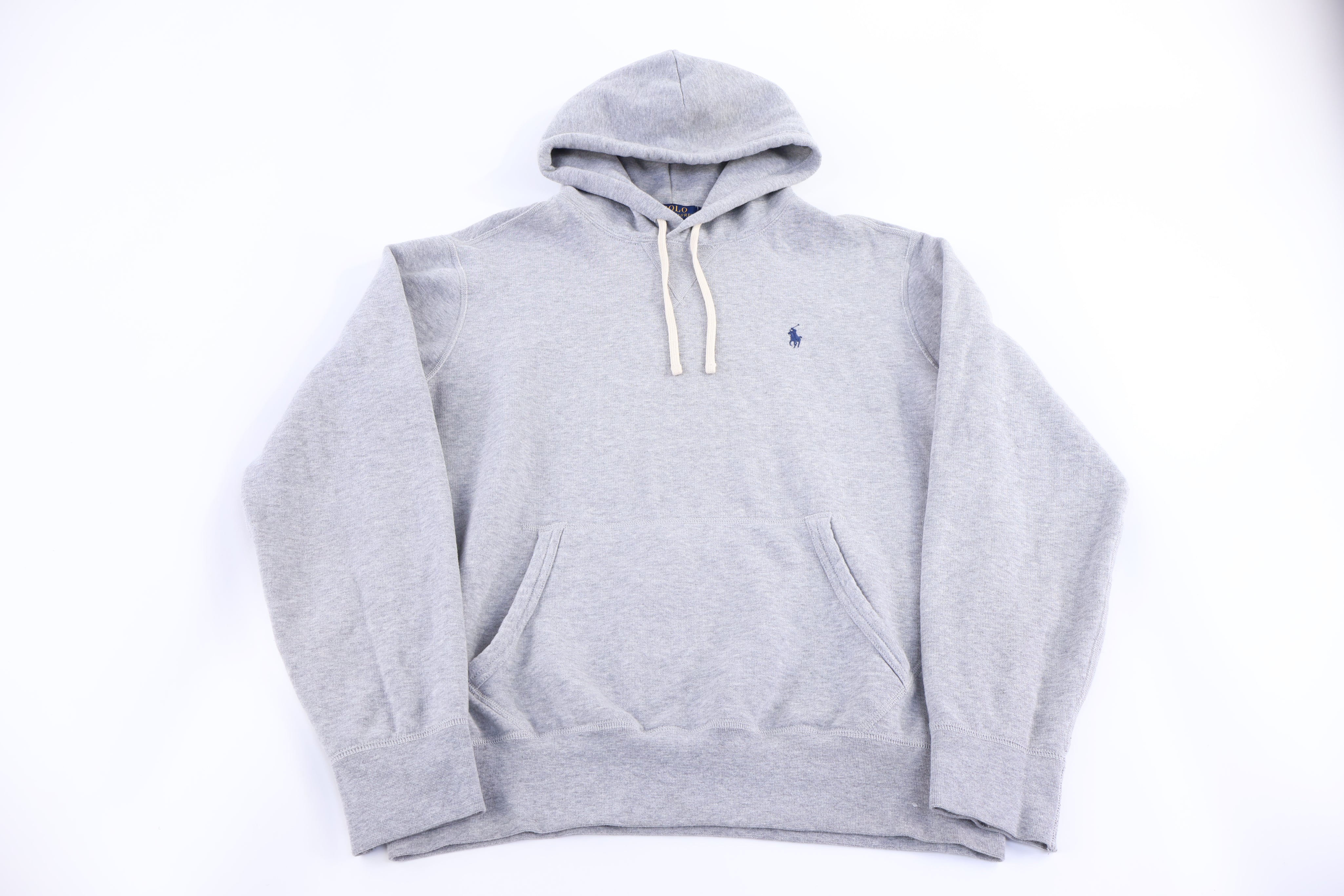 Polo Ralph Lauren Embroidered Logo Grey Pullover Hoodie