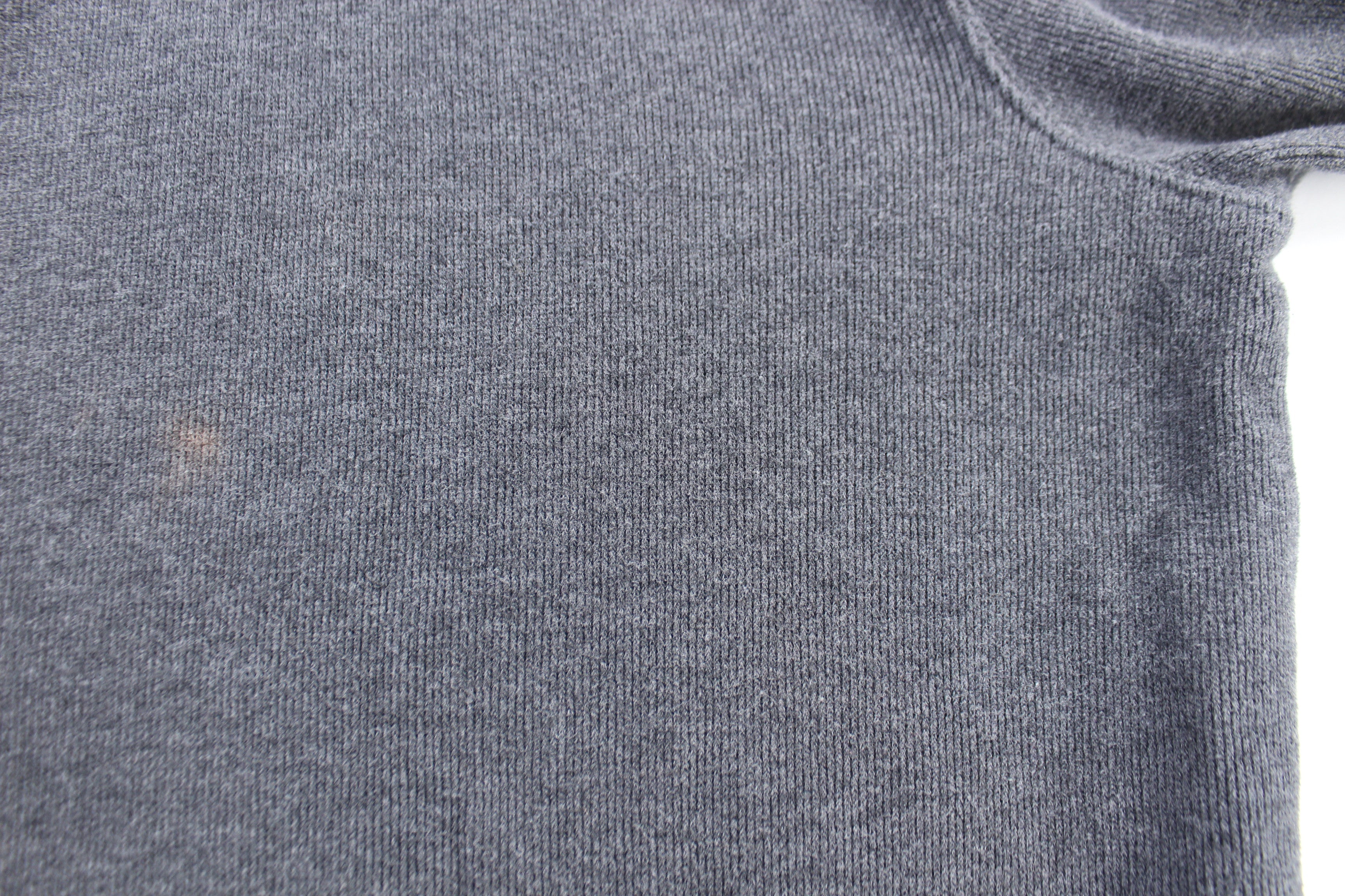 Polo Ralph Lauren Embroidered Logo Grey Quarter Zip Sweater