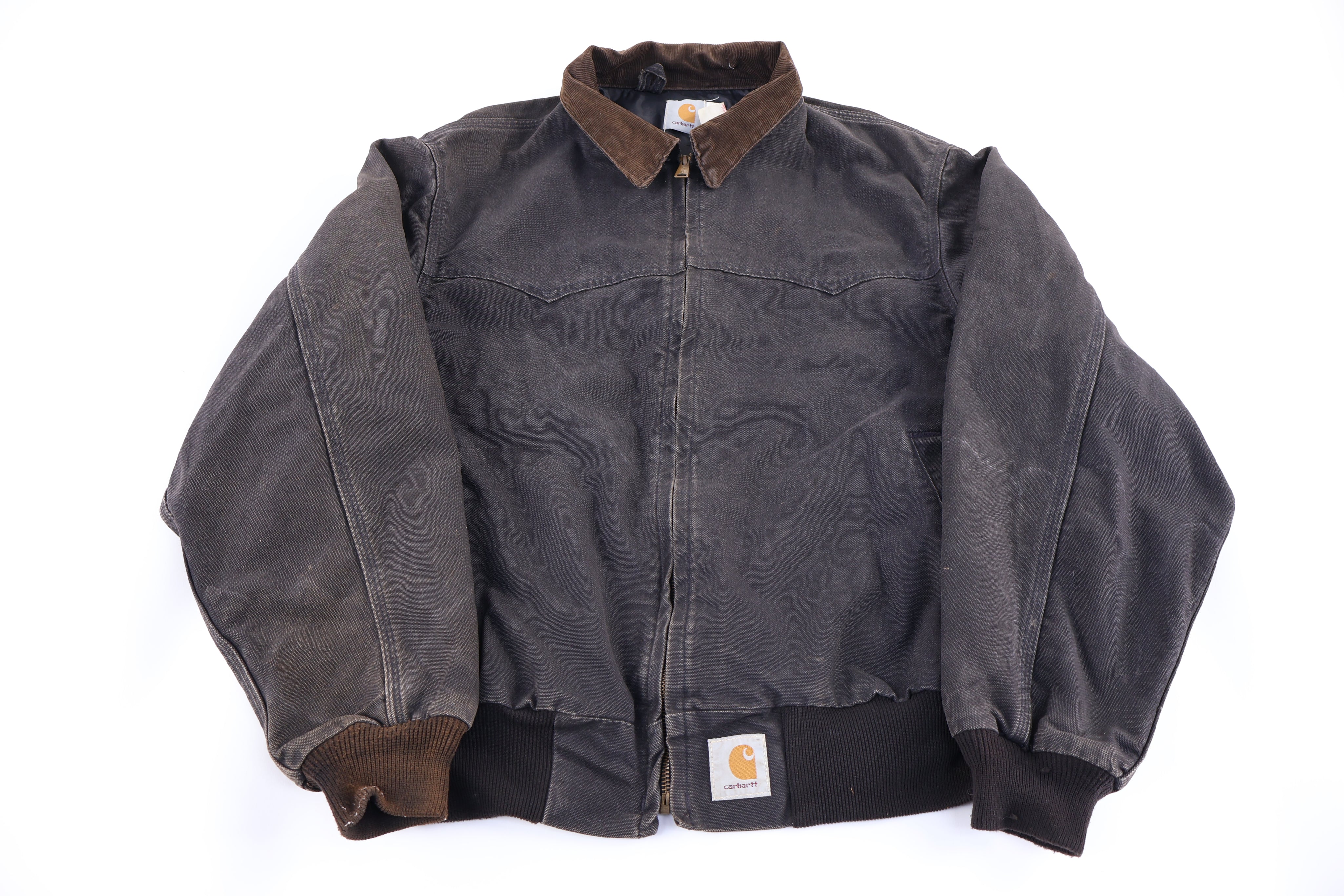90's Carhartt Logo Patch Brown Santa Fe Jacket