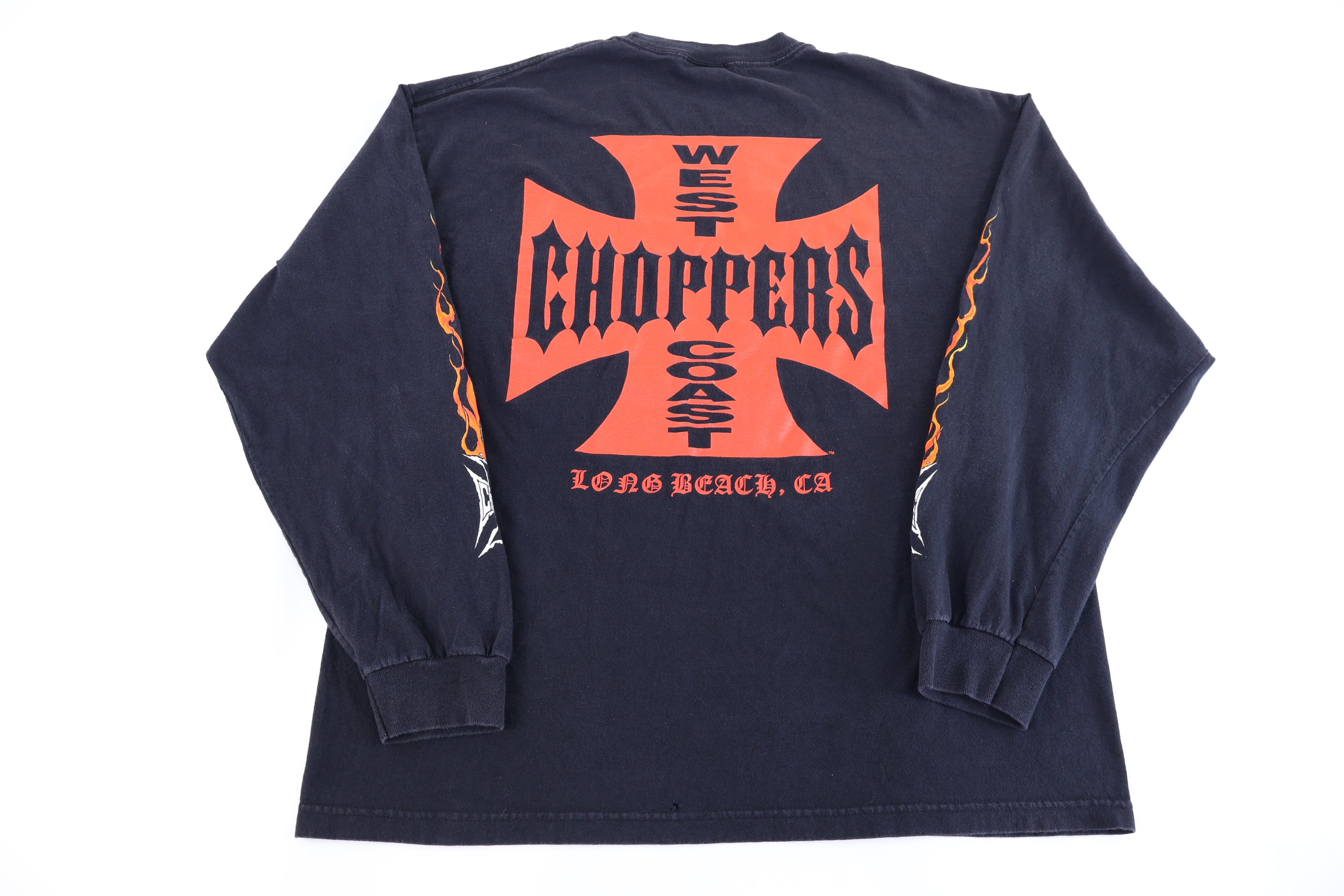 West Coast Choppers Flames LS T-shirt