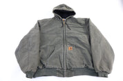 Carhartt Logo Patch Green Full Zip Jacket