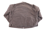 Carhartt Logo Patch Timber Brown Full Zip Detroit Jacket