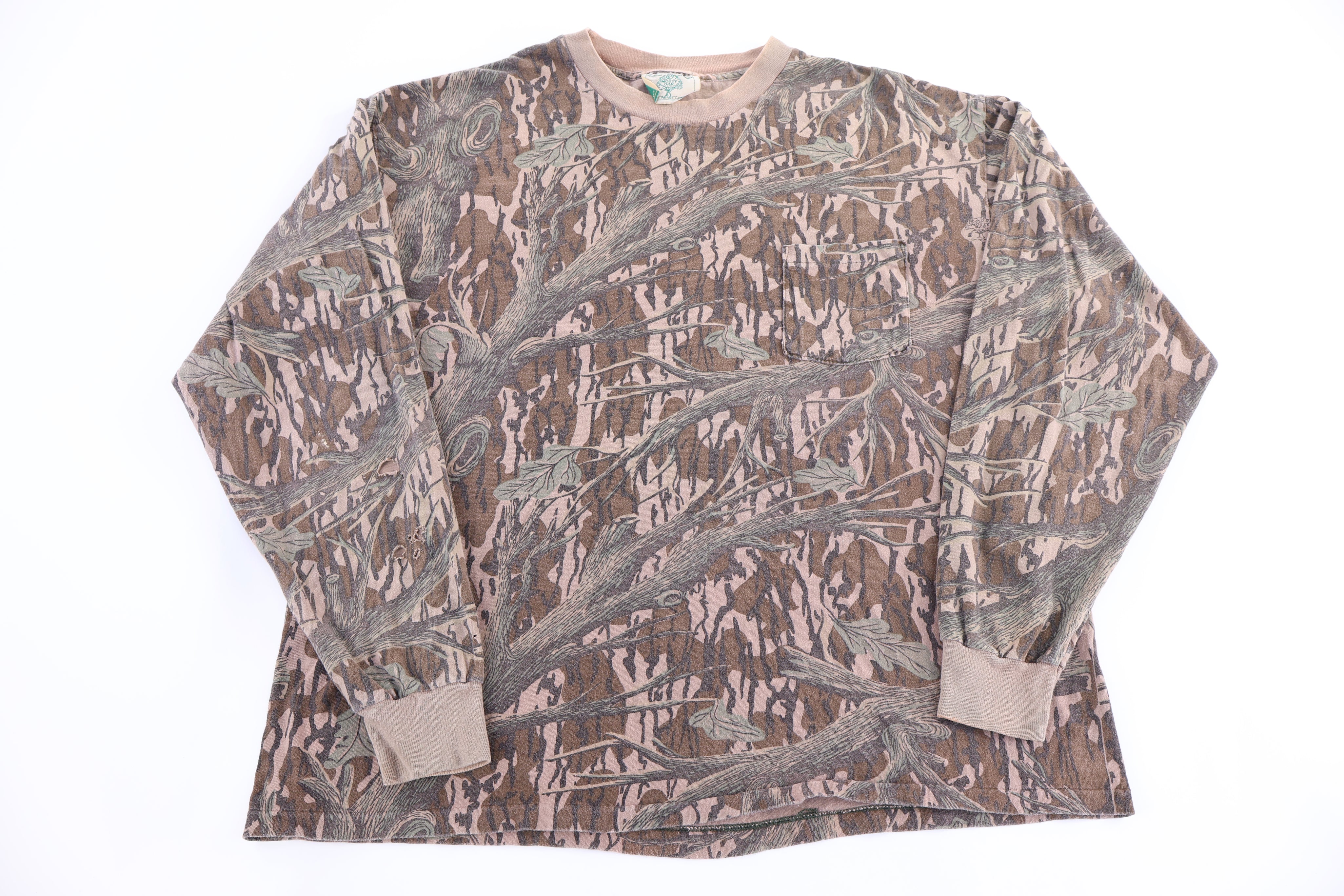 80's Mossy Oak Pocket LS T-shirt