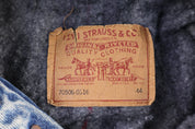 90's Levi's Medium Wash Blanked Lined Jacket