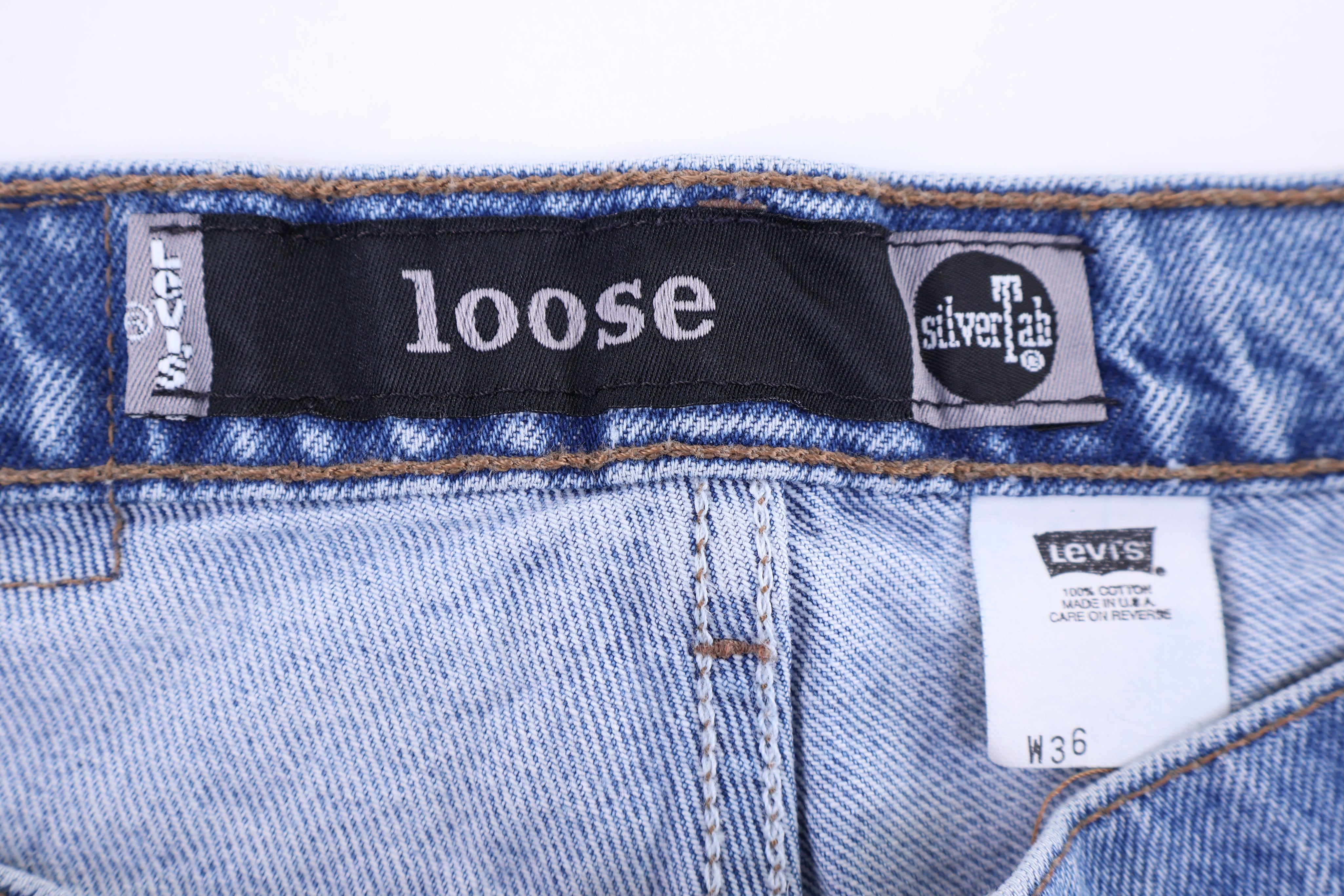 90's Levi's Loose Silvertab Denim Shorts