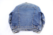 90's Levi's Medium Wash Blanked Lined Jacket