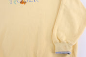 Women's Vintage Pooh Tigger Embroidered Sweatshirt