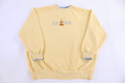 Women's Vintage Pooh Tigger Embroidered Sweatshirt