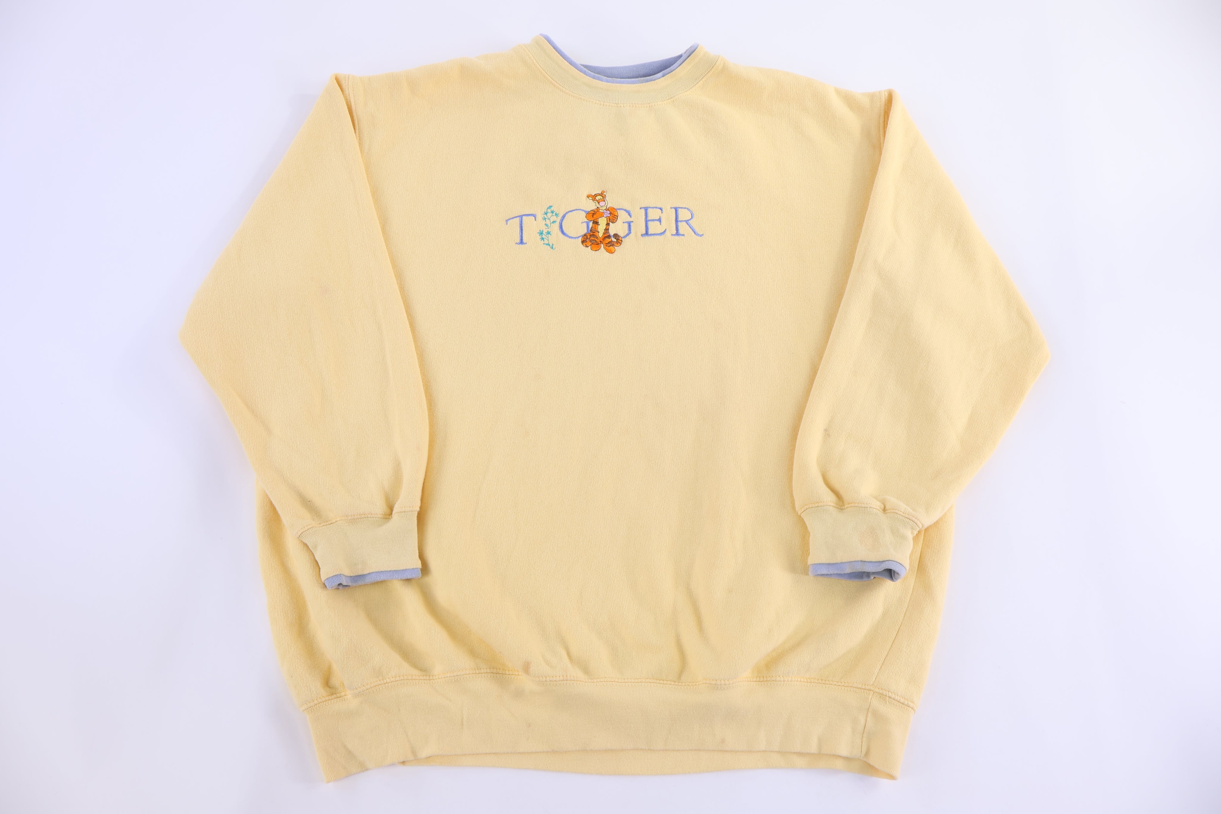 Women's Vintage Pooh Tigger Embroidered Sweatshirt