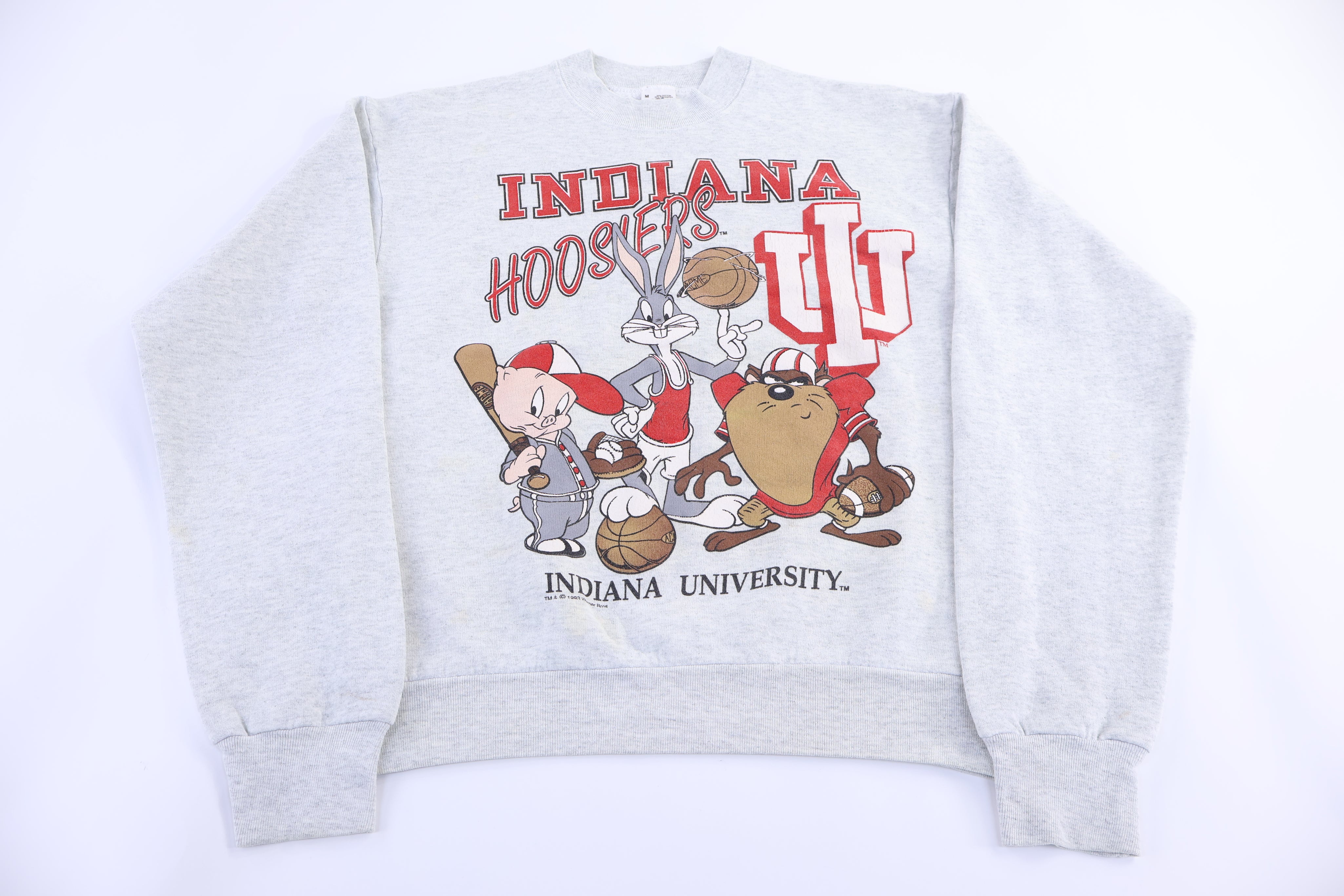 90's Indiana University Looney Tunes Sweatshirt