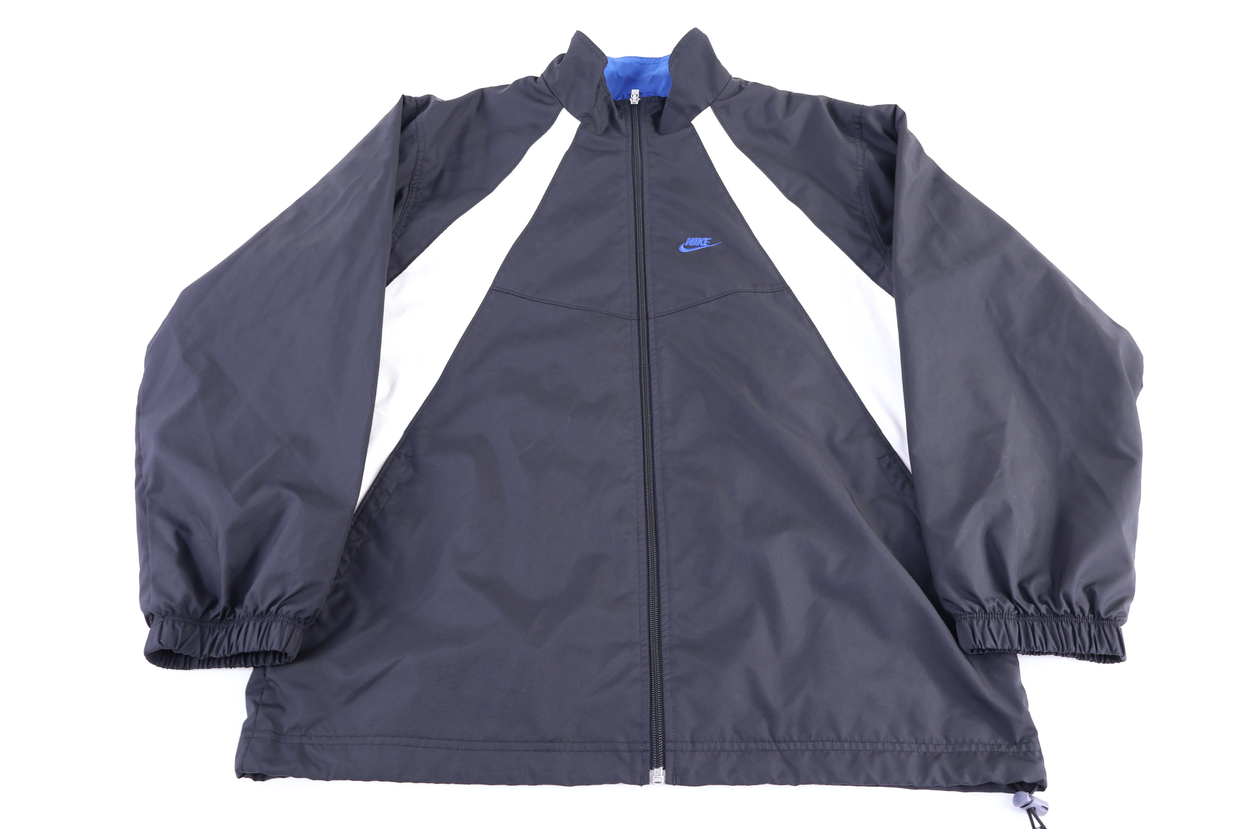Vintage Nike Blue, White & Black Full Zip Jacket