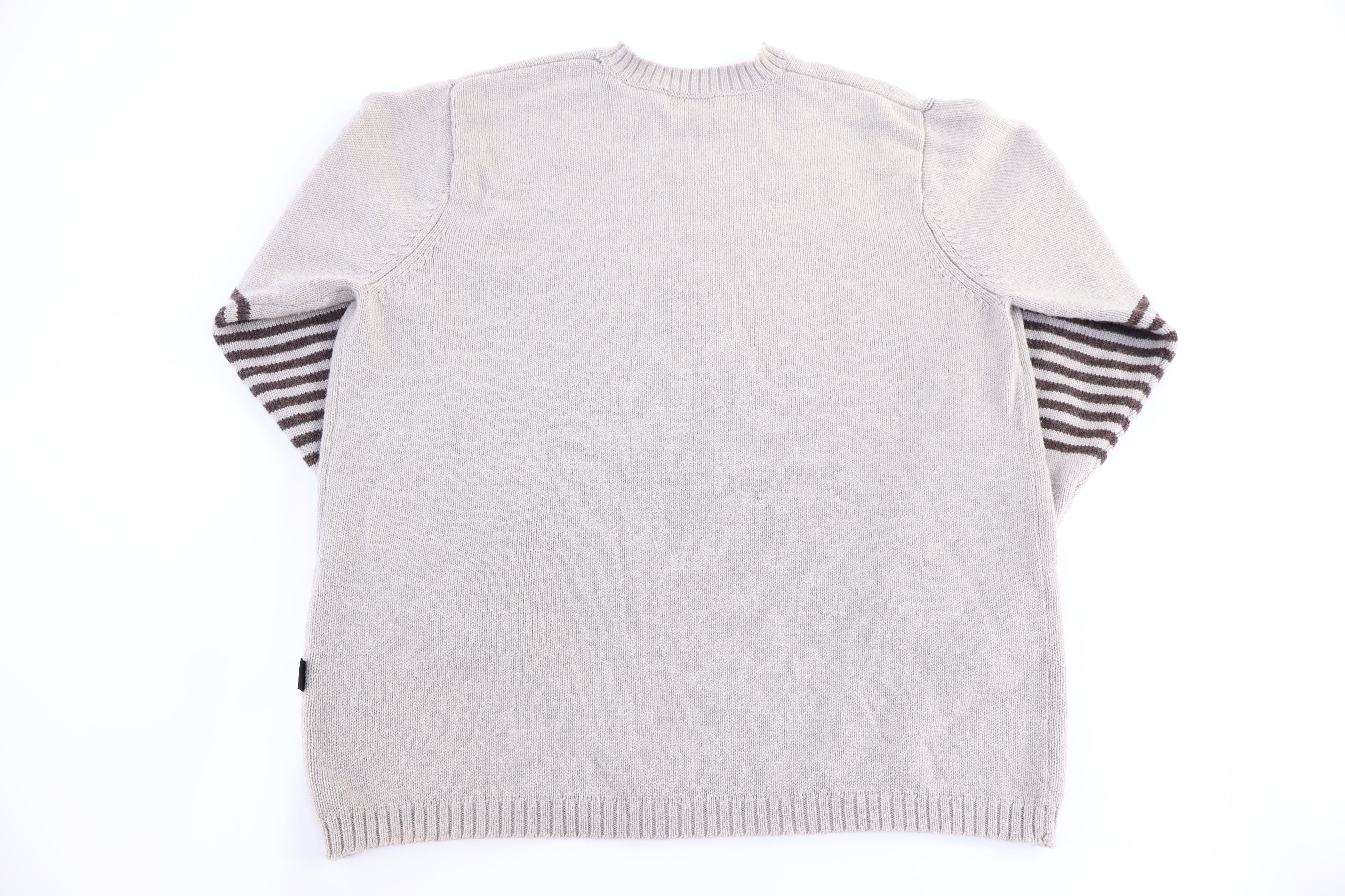 Patagonia Logo Patch Beige Knit Sweater