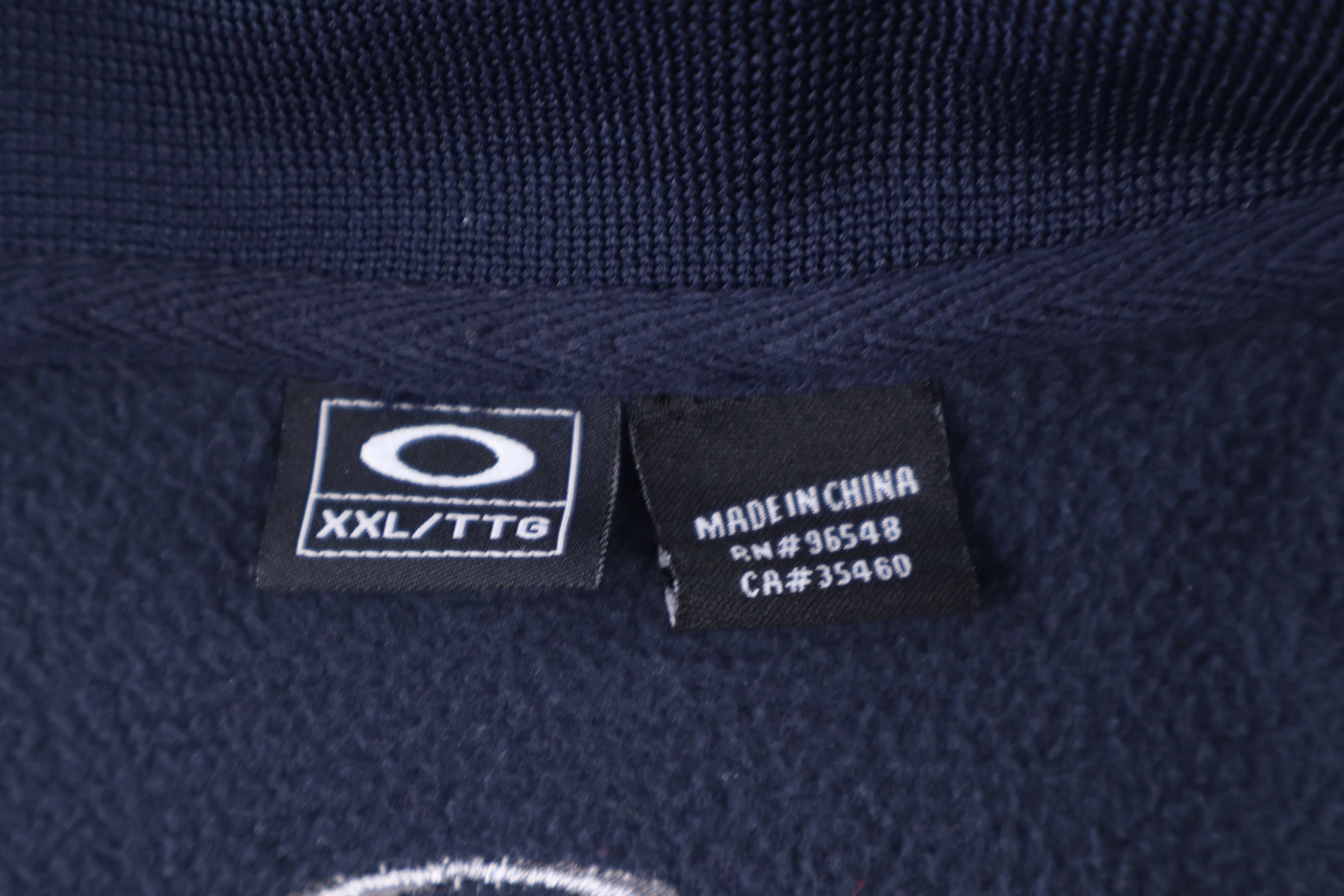Oakley Blue Fleece Full Zip Jacket