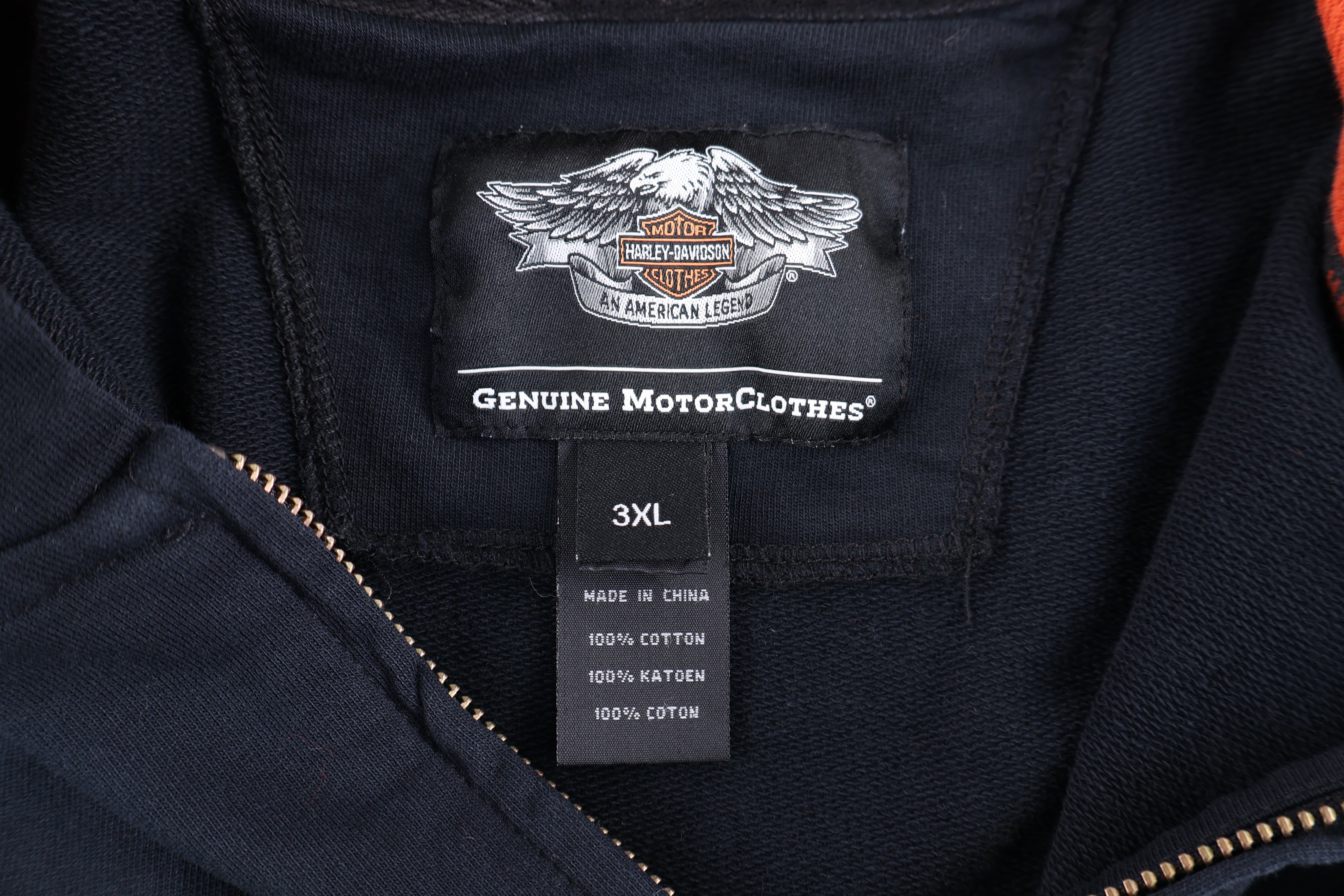 Harley Davidson Motorcycles Full Zip Hoodie