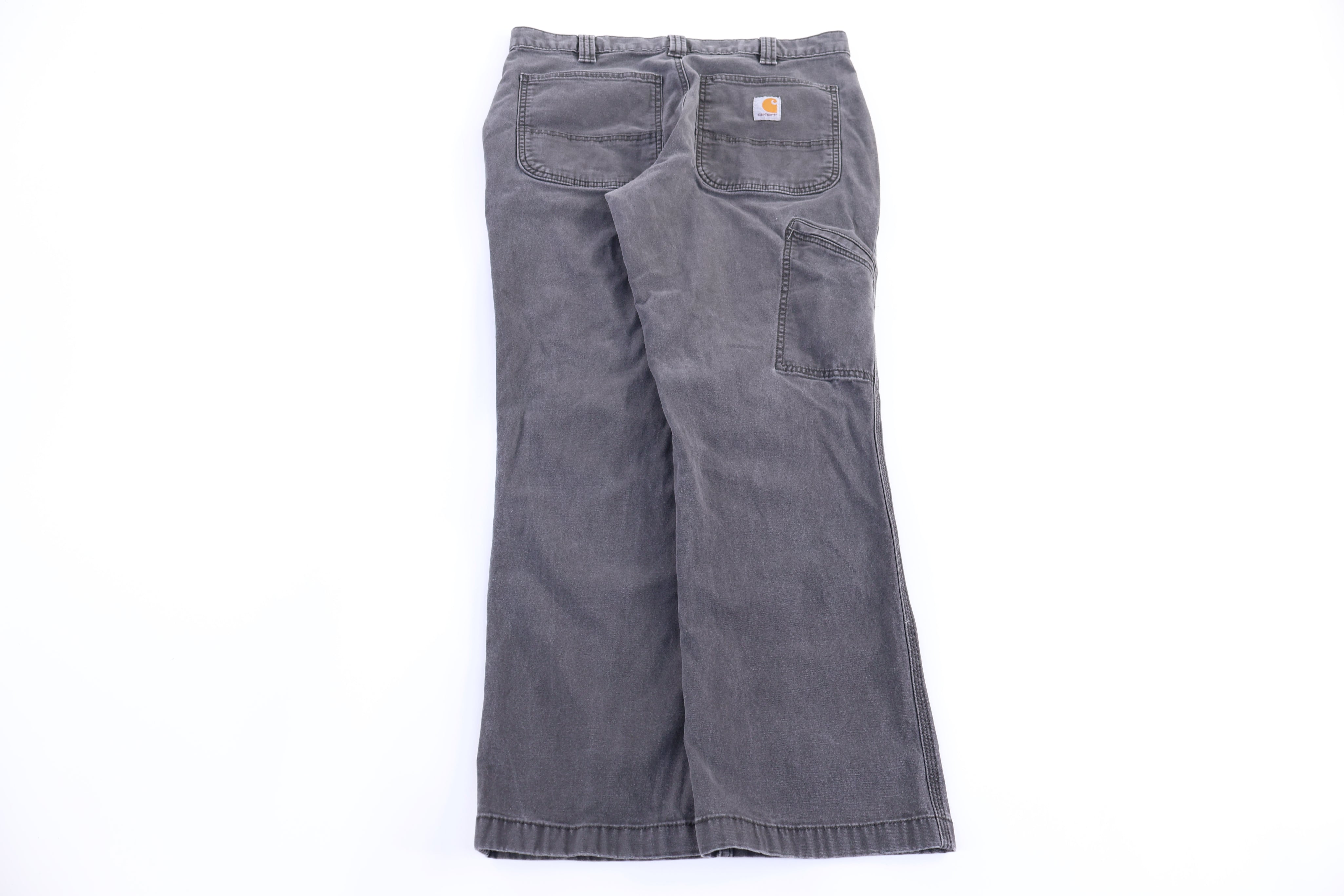 Carhartt Logo Patch Grey Pants