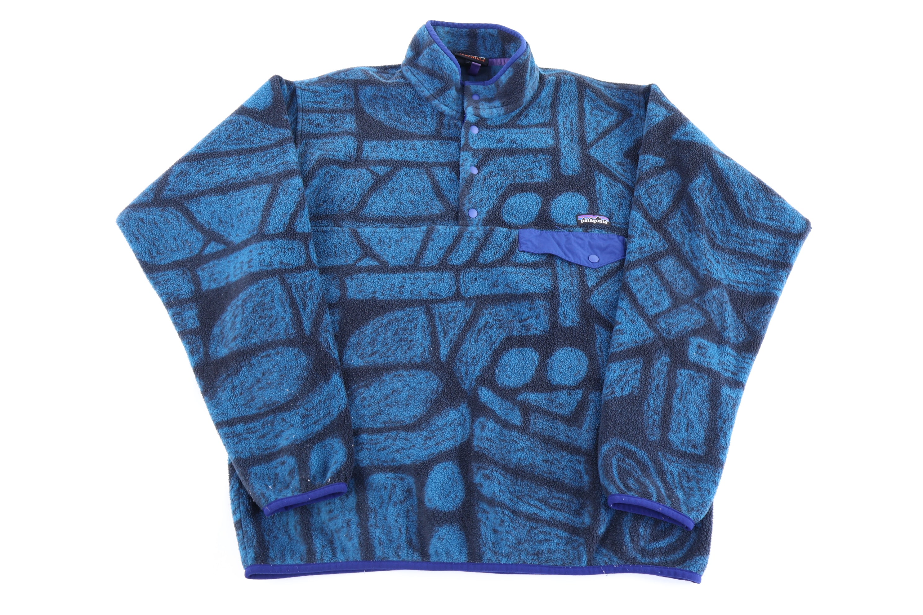 Patagonia Synchilla Logo Patch Snap-T Fleece Pullover