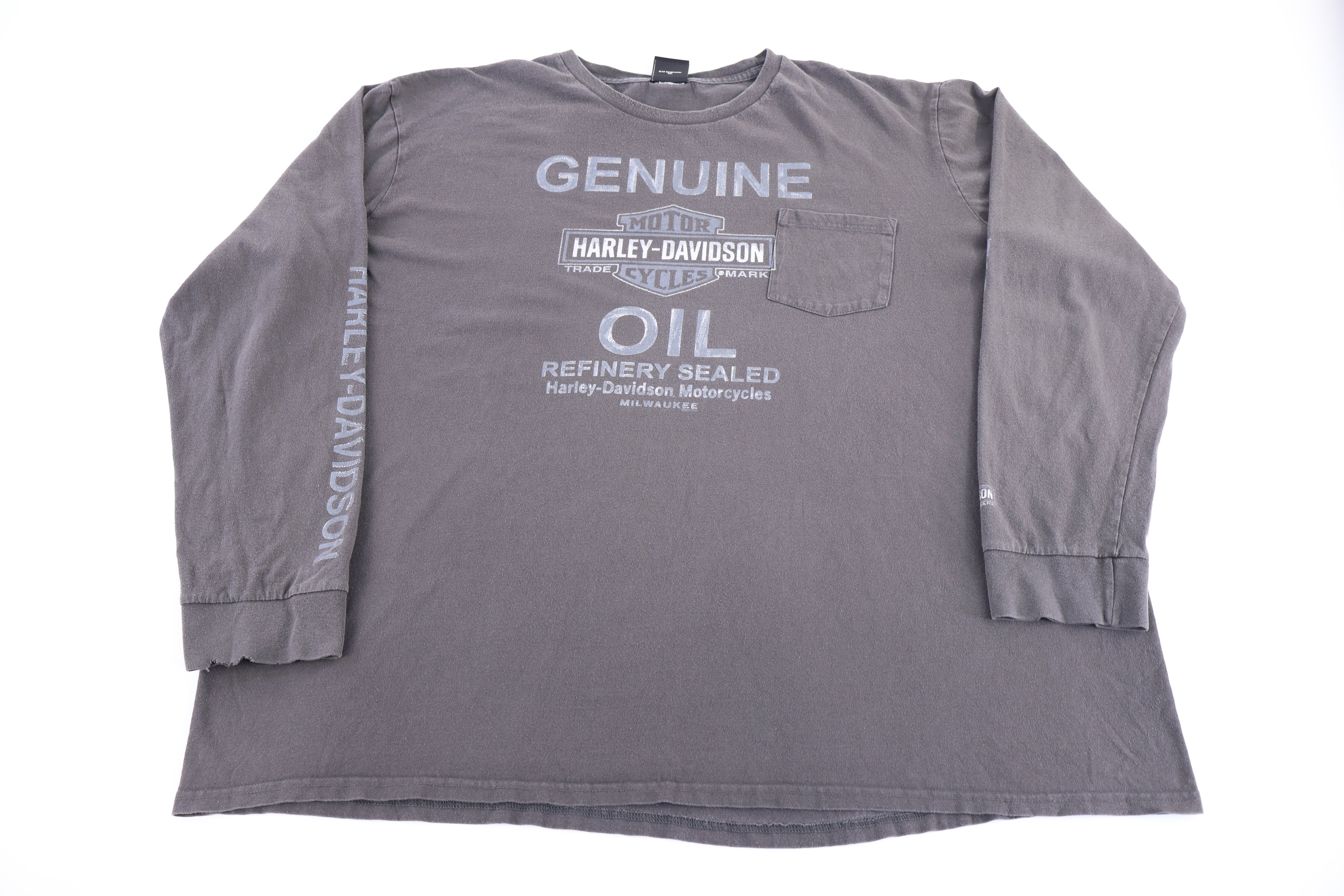 Harley Davidson Motorcycles North Carolina LS T-shirt