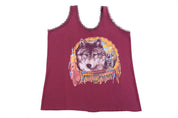 Women's 90's Follow The Spirit Biker Graphic Tank Top