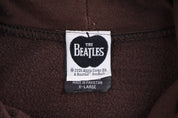 Vintage The Beatles Brown Pullover Hoodie
