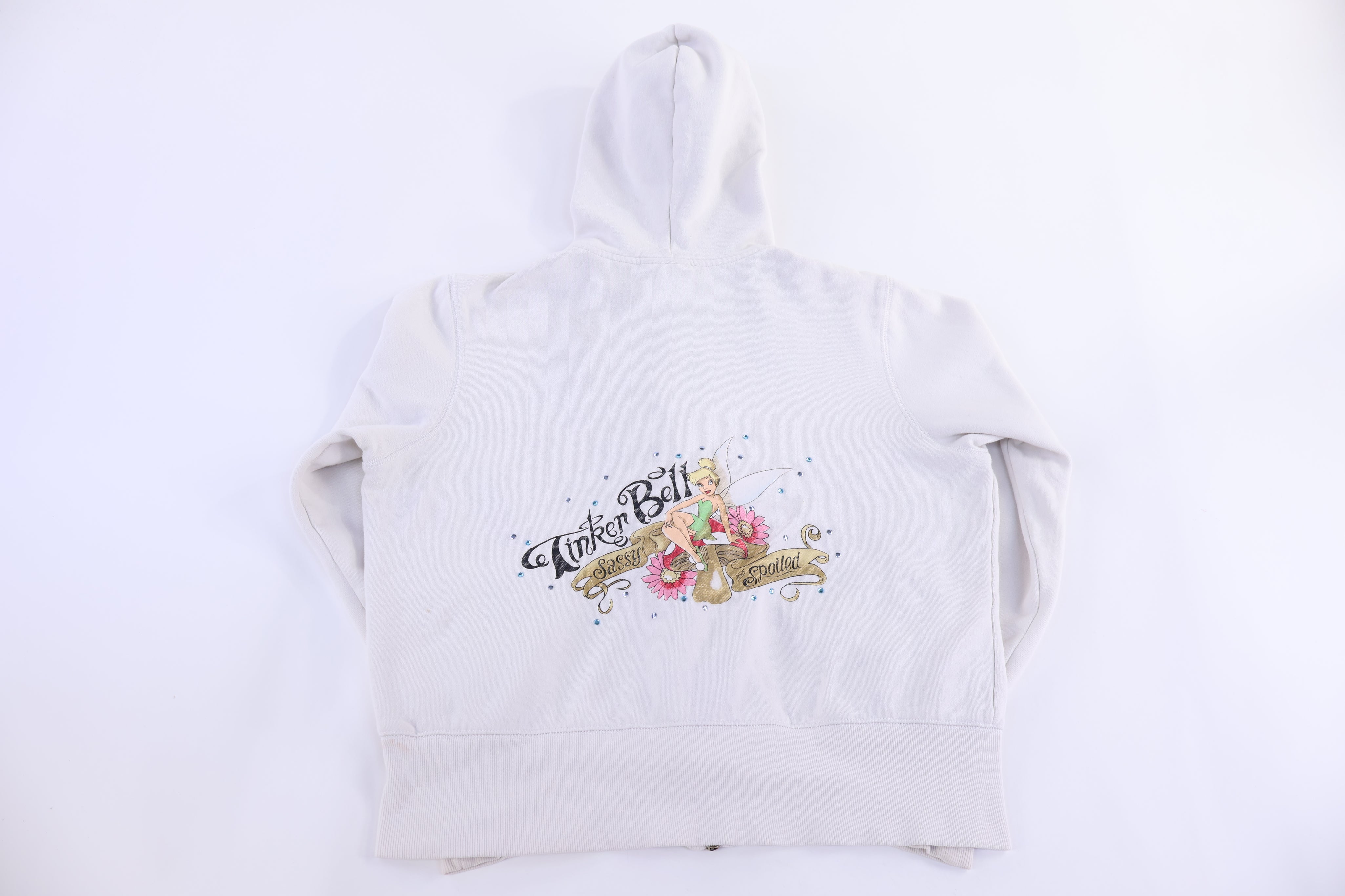 Women's Vintage Tinker Bell Full Zip Hoodie