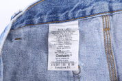 Carhartt Logo Patch Light Wash Double Knee Denim Jeans