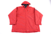 Vintage Nike Embroidered Logo Full Zip Red Jacket