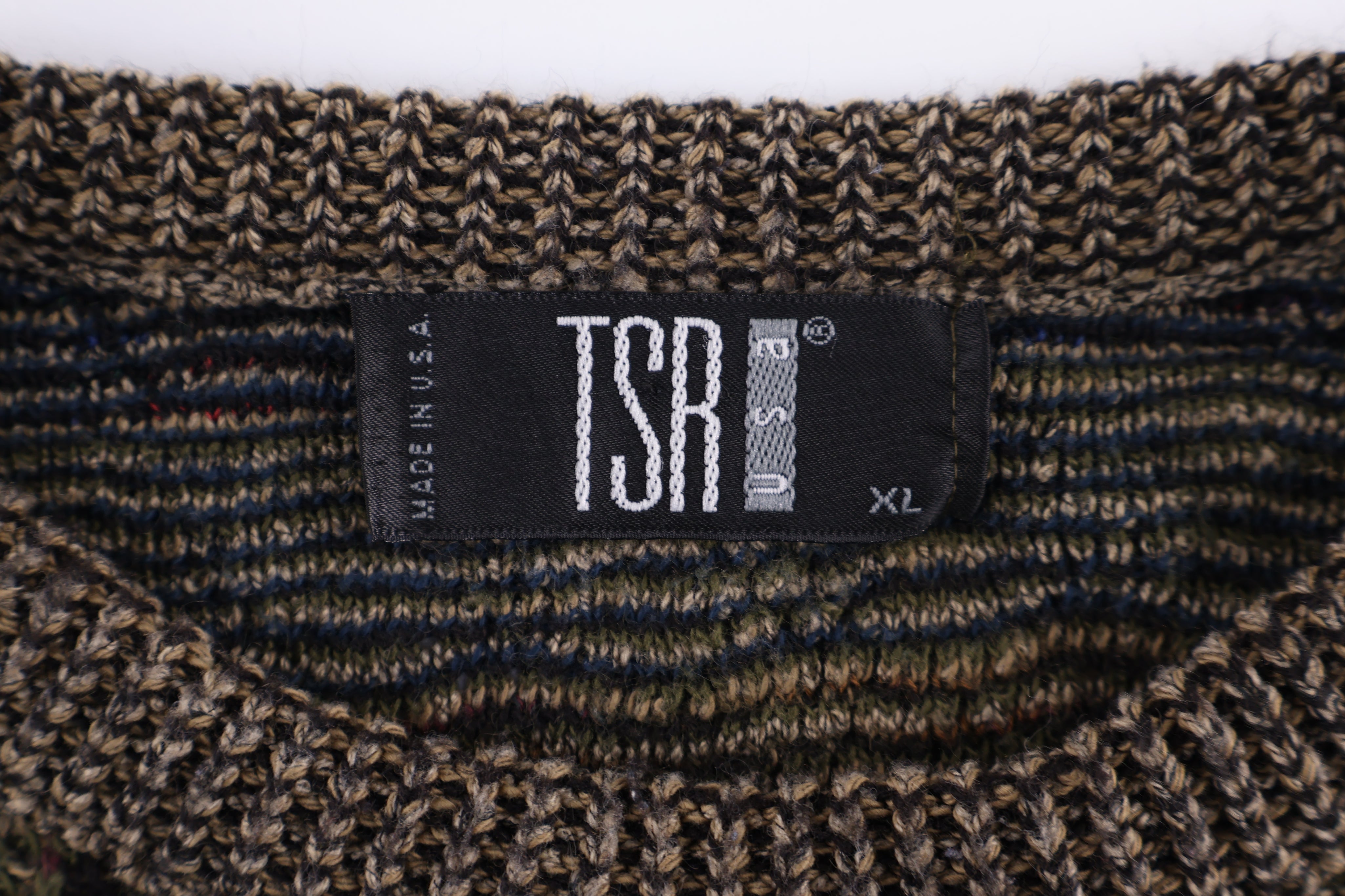 90's TSR Multipattern Knit Sweater