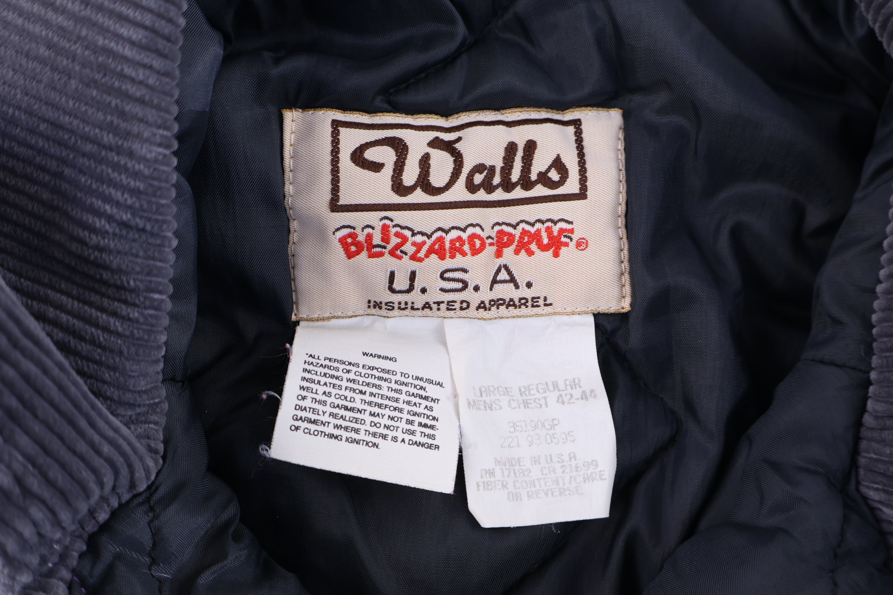 90's Wall's Blizzard Pru Purple Full Zip Jacket