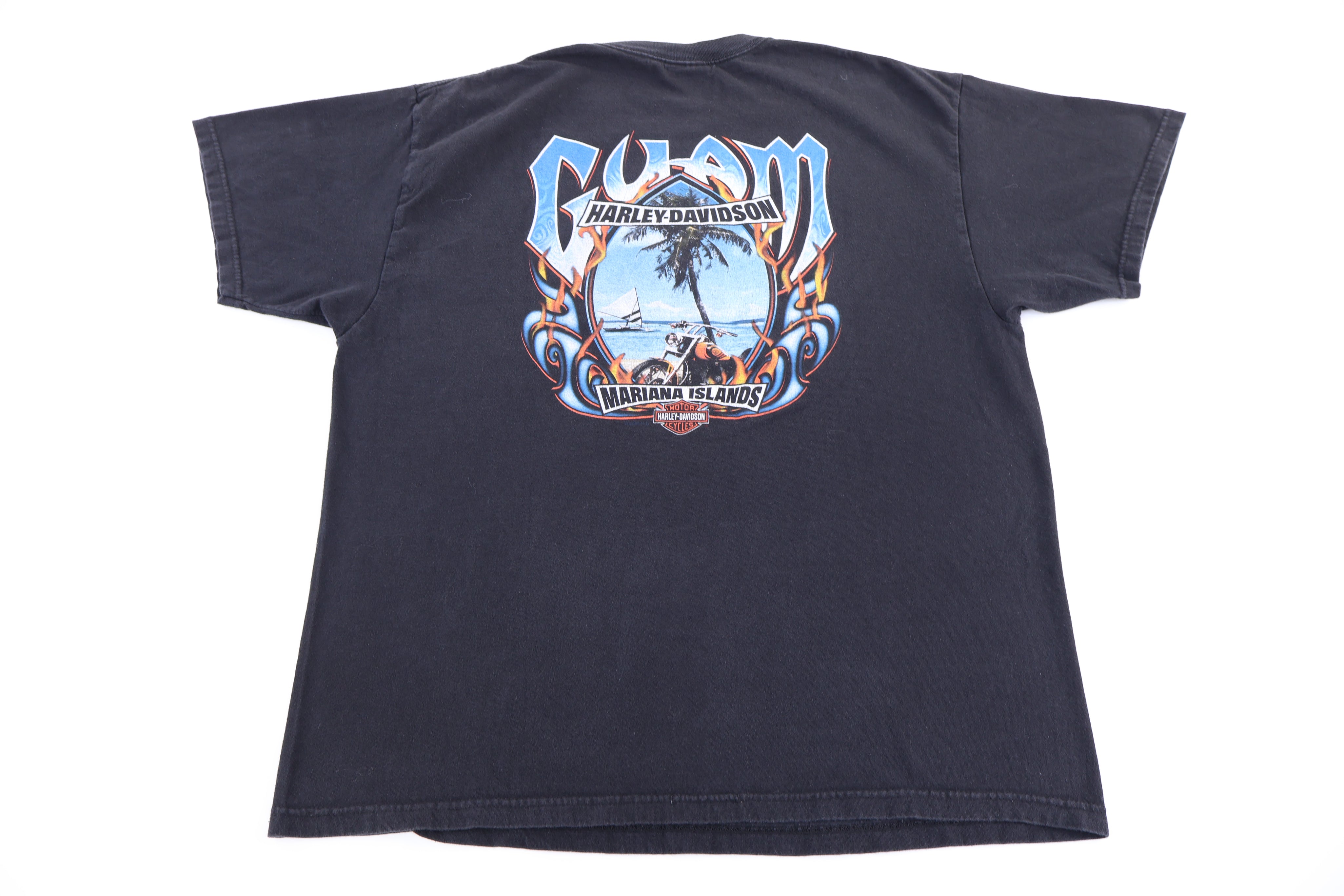 Harley Davidson Motorcycles Marina Island T-shirt