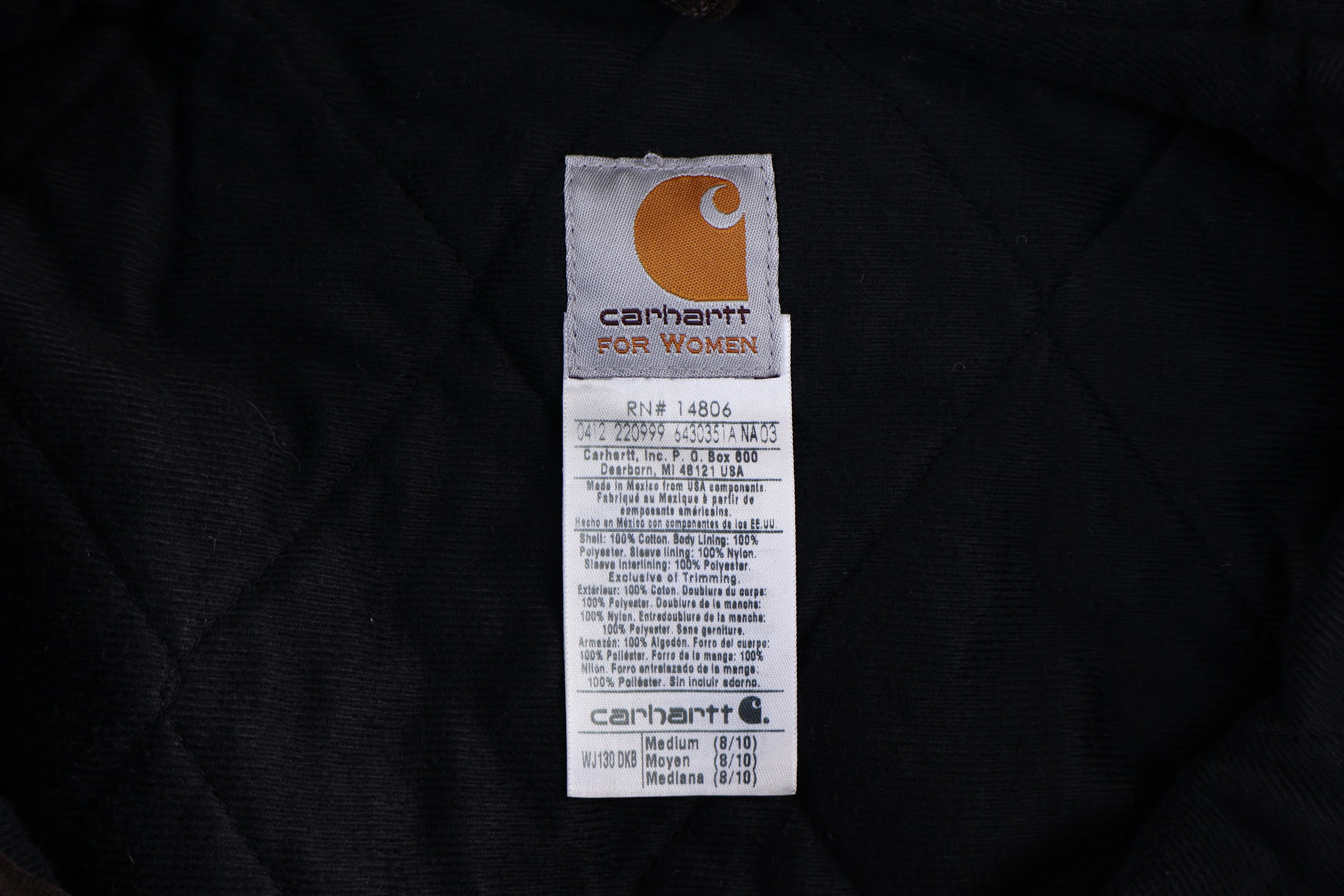 Women's Carhartt Logo Patch Full Zip Jacket