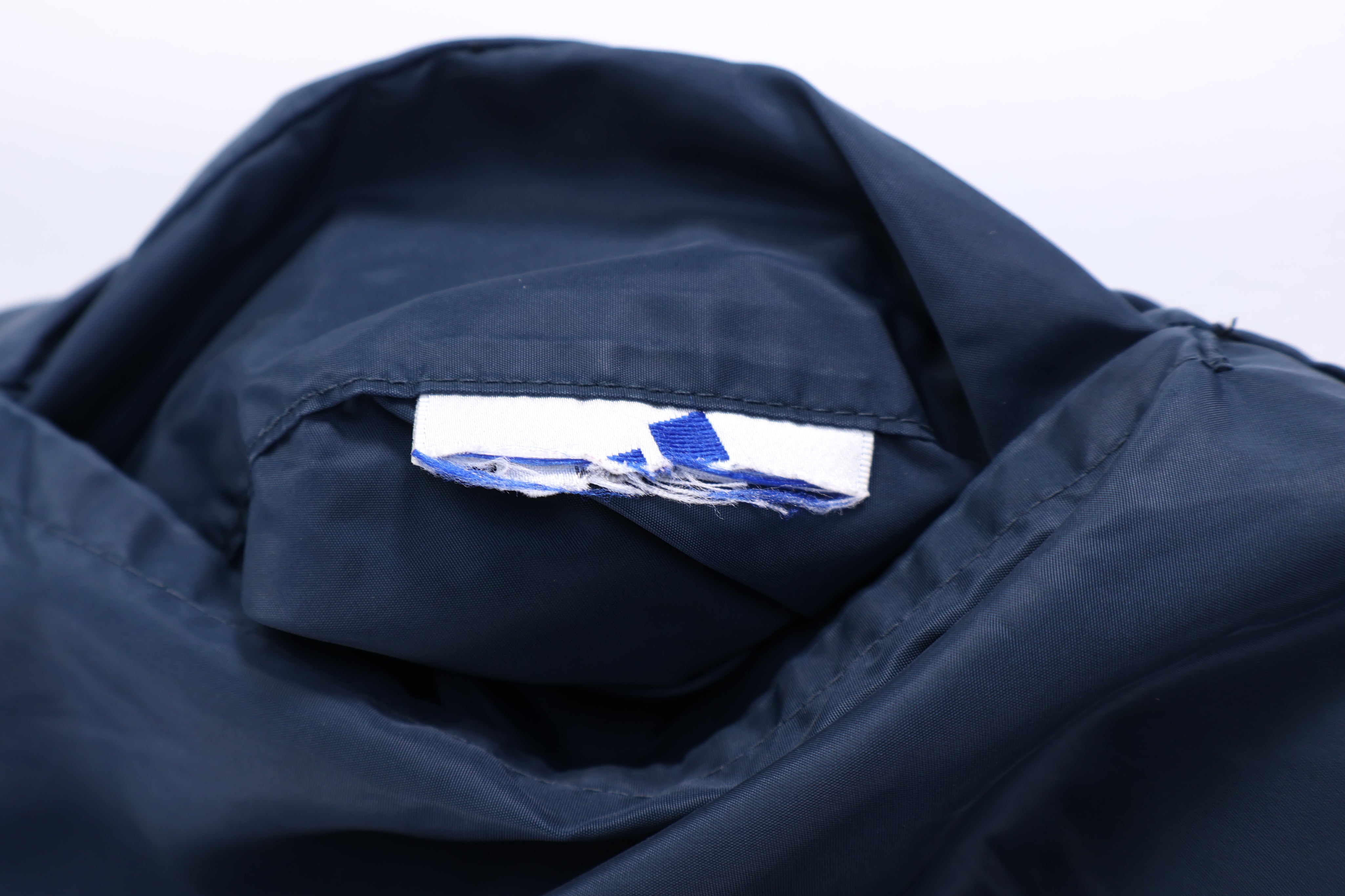 90's Adidas Embroidered Logo Blue & Grey Reversible Jacket
