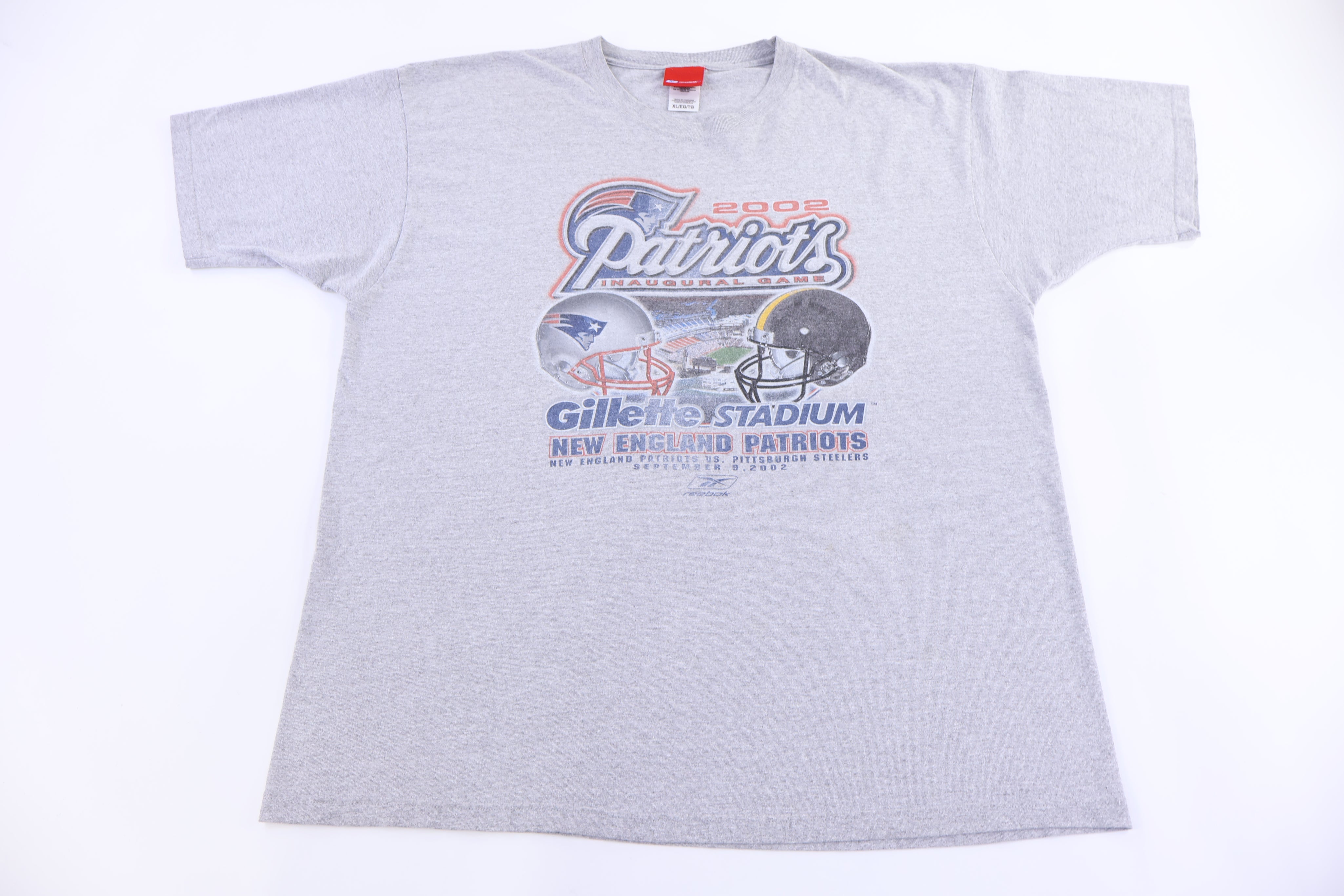 2002 New England Patriots Inaugural Game T-shirt