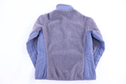 Women's Patagonia Synchilla Logo Patch Purple Fleece Jacket