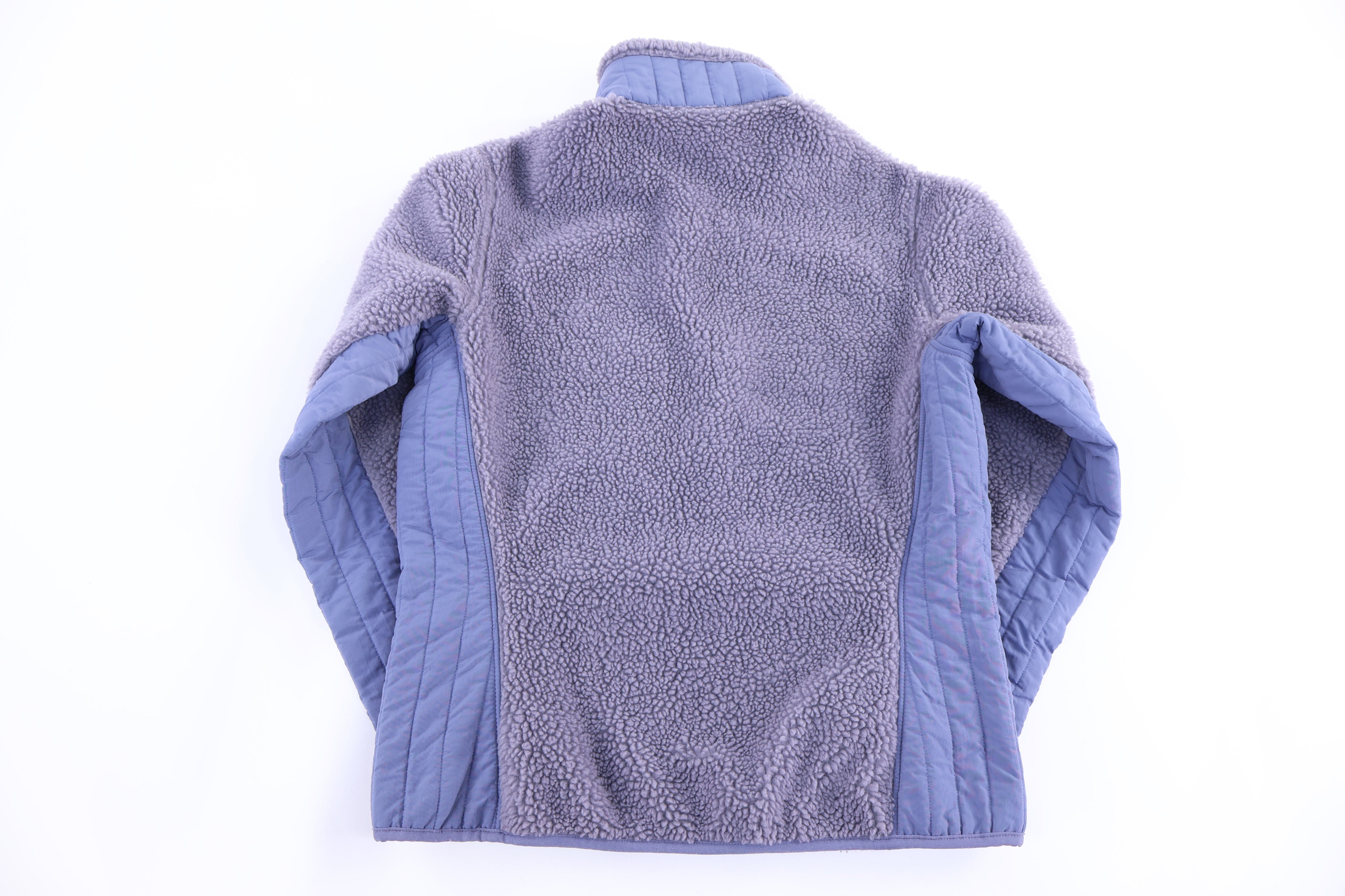 Women's Patagonia Synchilla Logo Patch Purple Fleece Jacket