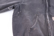 Carhartt Logo Patch Black Full Zip Jacket