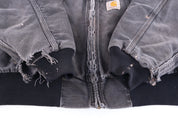 Carhartt Logo Patch Black Full Zip Jacket