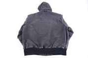 Carhartt Logo Patch Black Full Zip Jacket