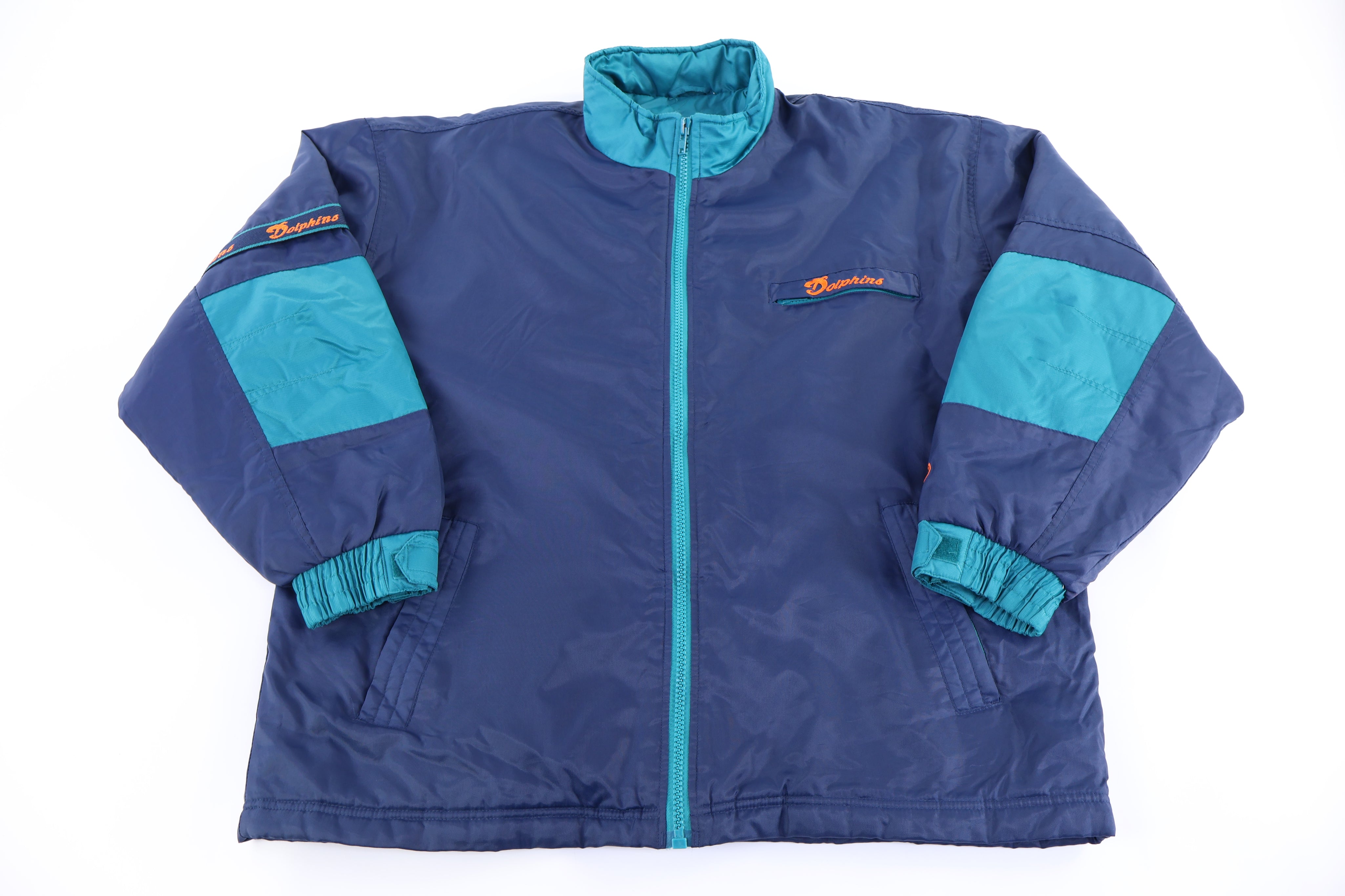 Vintage Miami Dolphins Football Full Zip Jacket