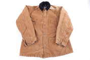 Carhartt Logo Patch Tan Blanket Lined Jacket