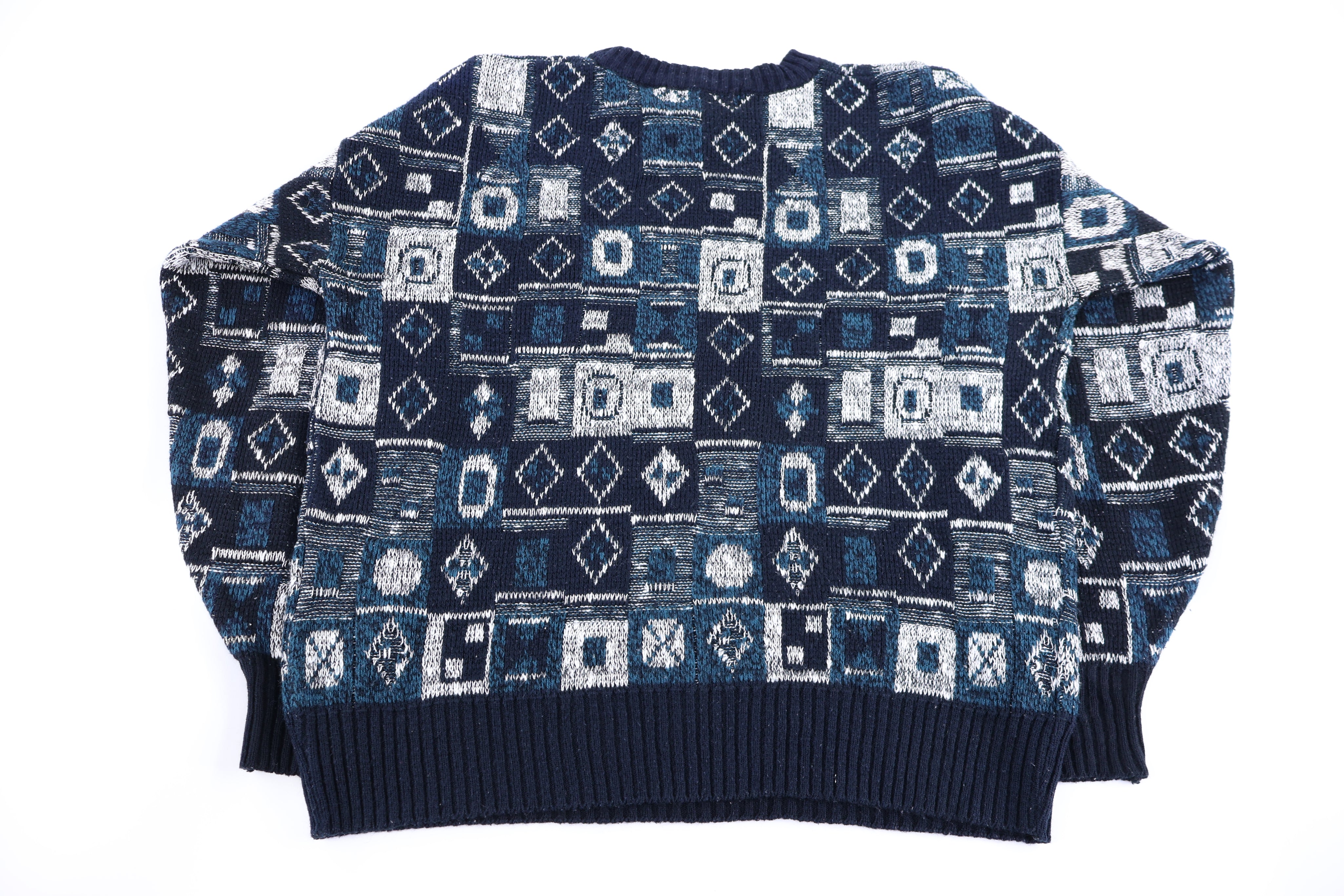 90's Michael Gerald Multipattern Knit Sweater