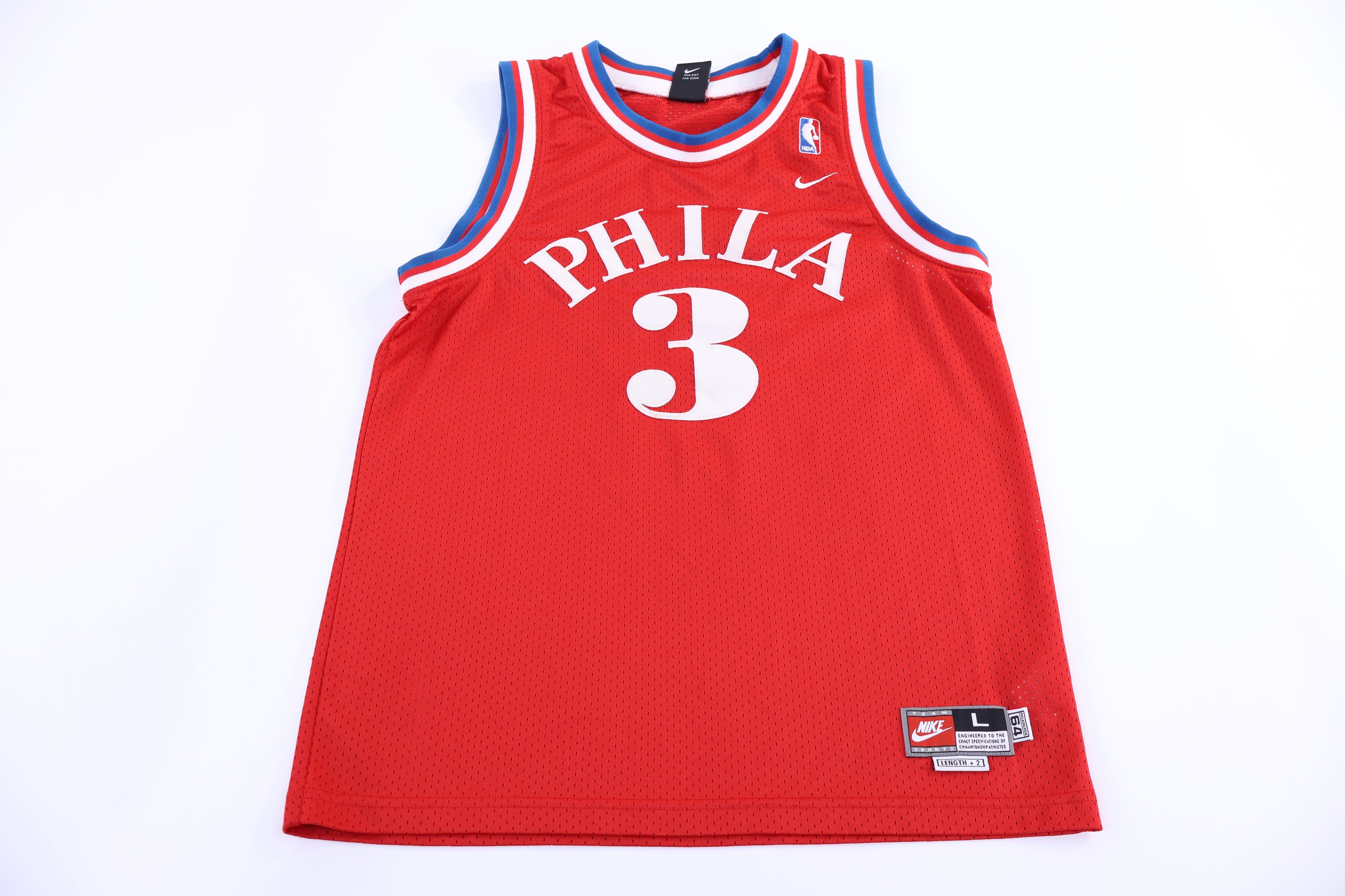 Youth Vintage Nike Allen Iverson Philadelphia 76ers Basketball Jersey
