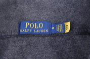 Polo Ralph Lauren Embroidered Logo Grey Quarter Zip Sweater