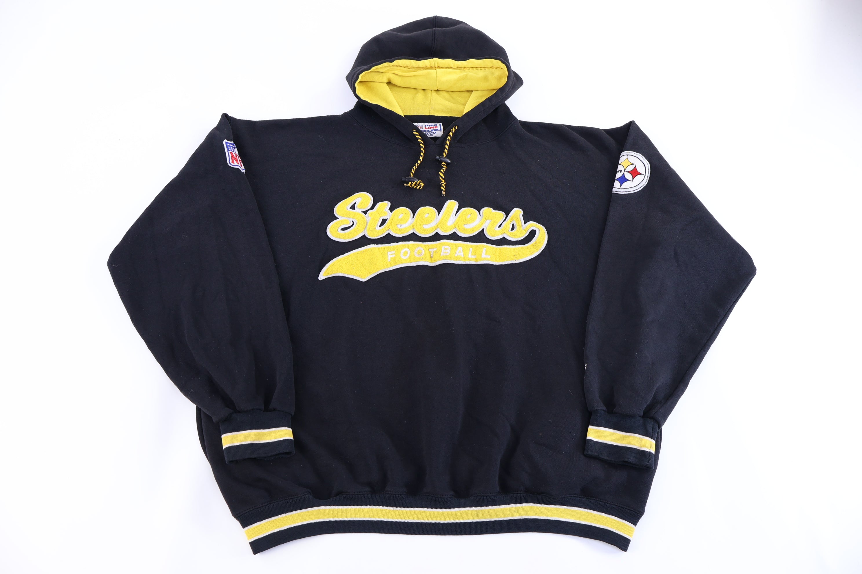 90's Starter Pittsburgh Steelers Football Pullover Hoodie