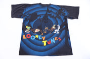 90's Looney Tunes All Over Graphic T-shirt