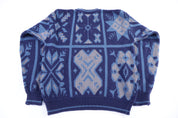 90's Trend Basic Multipattern Knit Sweater