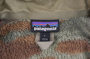 Patagonia Logo Patch Camo Quarter Zip Fleece Pullover