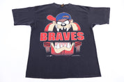 1996 Tasmanian Devil Atlanta Braves Baseball T-shirt