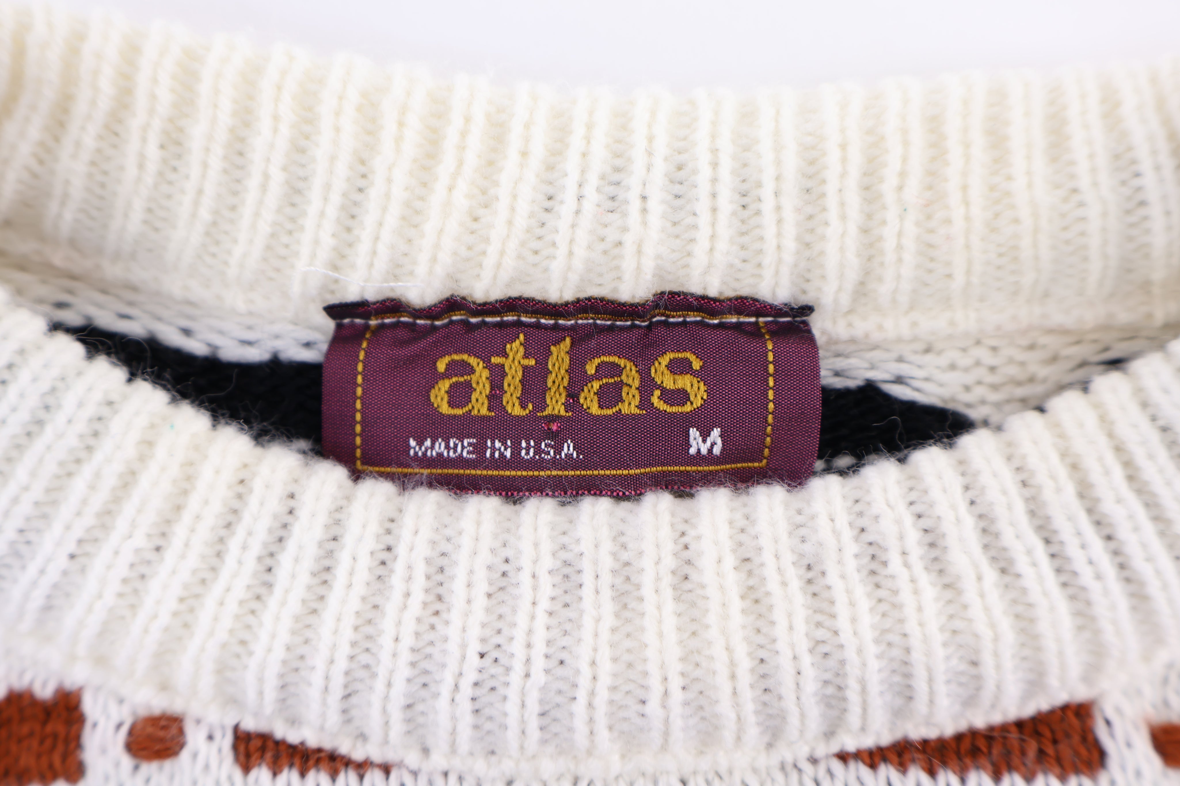 90's Atlas Multicolor Knit Sweater