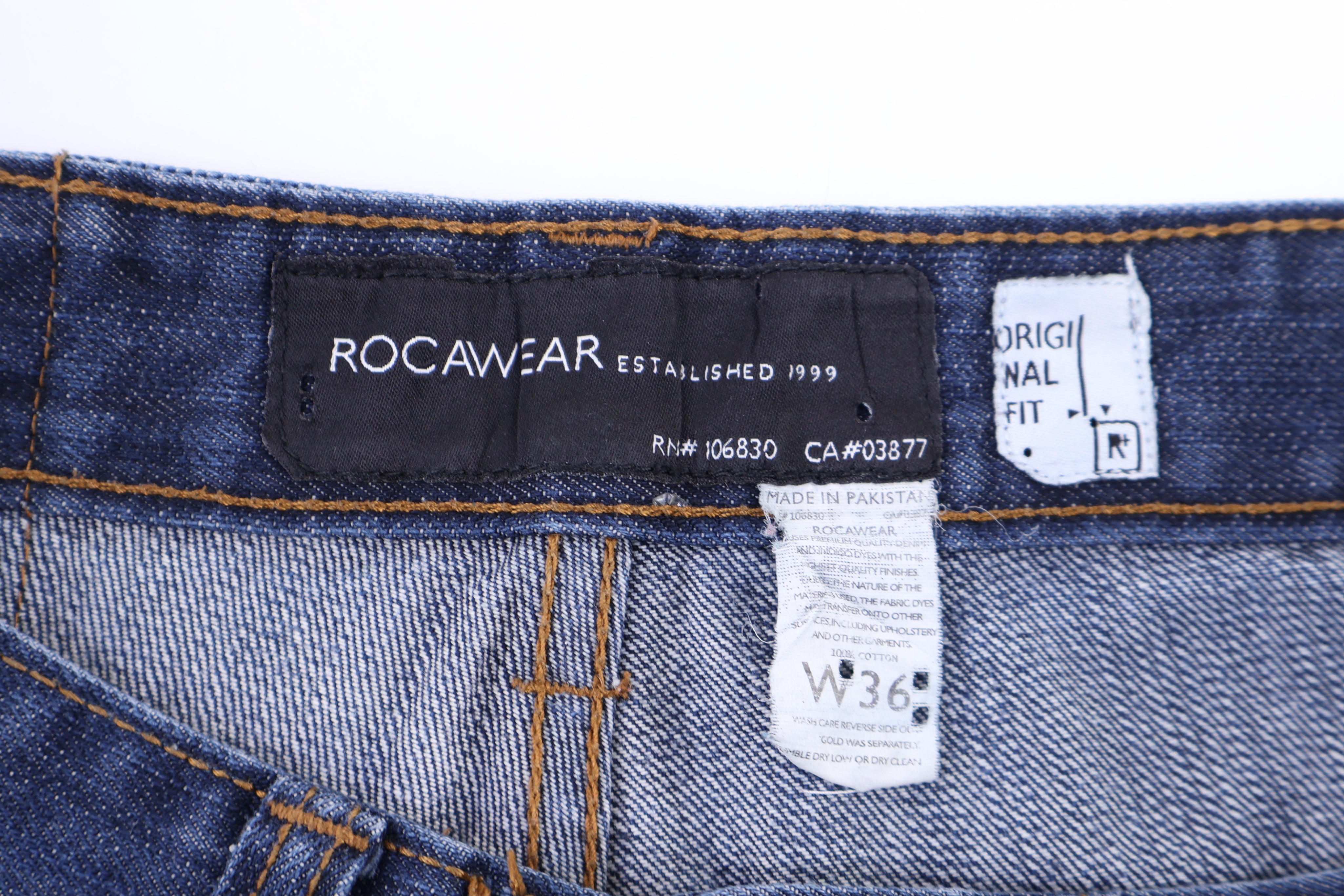 Y2K Rocawer Dark Wash Denim Jeans